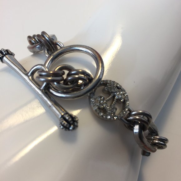 💍🍒👑JUICY COUTURE Silver/CZ Bracelet💍🍒👑 - Picture 3 of 8